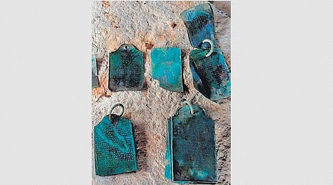 21 copper plate inscriptions found in Srisailam