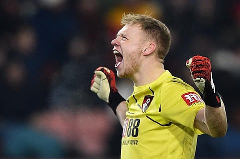 Sheffield United's English goalkeeper Aaron Ramsdale. (Photo | AFP)