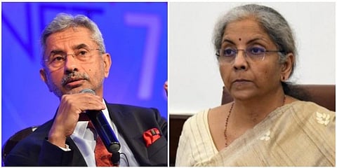 External Affairs Minister S Jaishankar (left) and Finance Minister Nirmala Sitharaman (RIght)