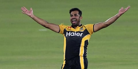 Peshawar Zalmi pacer Wahab Riaz (Photo | AFP)