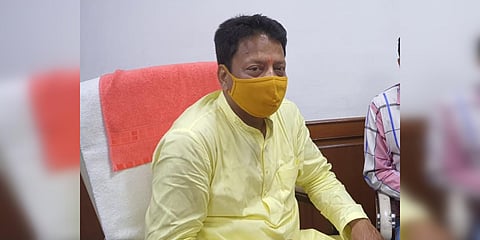 Newly-elected East Delhi mayor Shyam Sunder Aggarwal. (Photo| Twitter/ @ShyamAgarwalBJP)