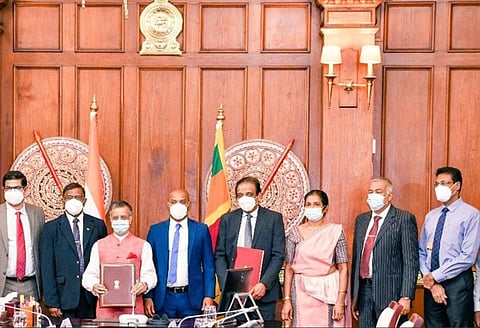 This USD 100 million LOC will help finance various projects in the solar energy sector in Sri Lanka (Photo | Twitter/@IndiainSL)