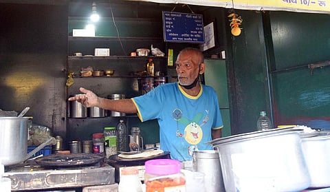 'Baba ka Dhaba' owner Kanta Prasad (File photo | EPS)