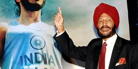 Legendary Indian sprinter Milkha Singh (Photo | AFP)