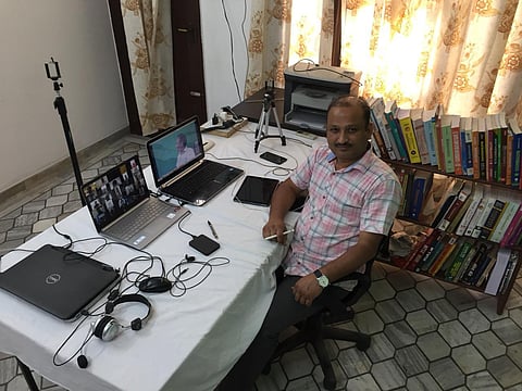 Sanjeev Kumar is a government school teacher from Bathinda. (Photo | EPS)