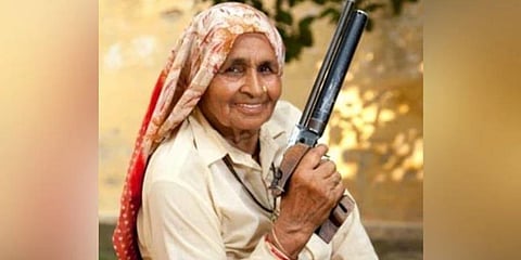 International shooter Chandro Tomar (Photo | Real Shooter Dadi Twitter)