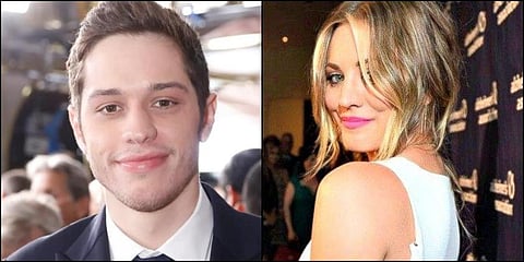 Pete Davidson (L) and Kaley Cuoco (R) (Photos | AP)