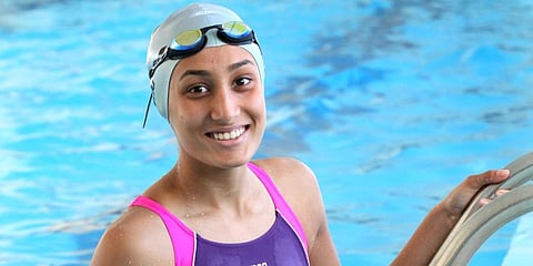 Swimmer Maana Patel (File Photo | Rajeev Prasad, EPS)