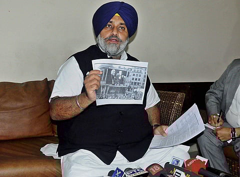 SAD president Sukhbir Badal (Photo| PTI)