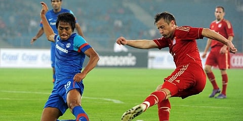 Former Indian footballer Gouramangi Singh (Photo | AFP)