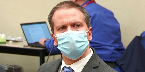 Former Minneapolis police officer Derek Chauvin (File photo| AP)