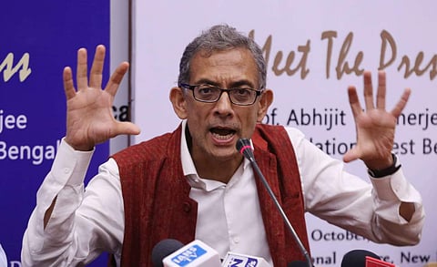 Nobel Prize winner Abhijit Banerjee (Photo | Shekhar Yadav, EPS)
