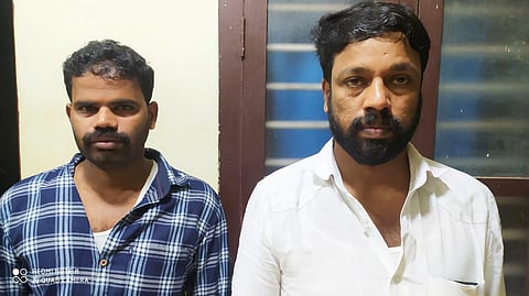 The duo were absconding ever since the police registered a case against them.