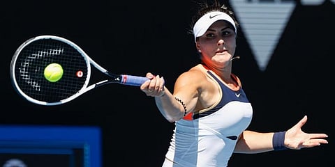 WTA World Number Seven Bianca Andreescu (Photo | AP)
