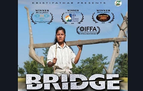 Shiva Rani Kalita in the movie poster