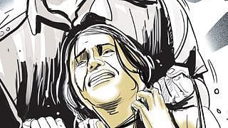 A case has been registered against the woman’s husband, but he and his family claim the wounds were self-inflicted.