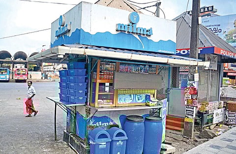 Image of a Milma booth used for representational purpose only. (File Photo | EPS/Manu R Mavelil)