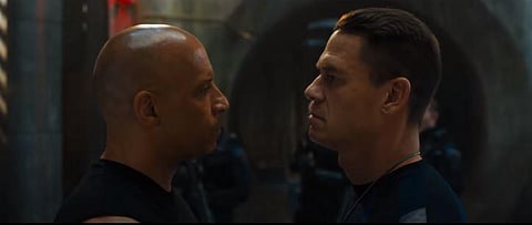 John Cena plays Jakob, the estranged younger brother of Vin Diesel's Dominic Toretto in the ninth installment of the Fast and Furious movie series (Photo | YouTube Screengrab)
