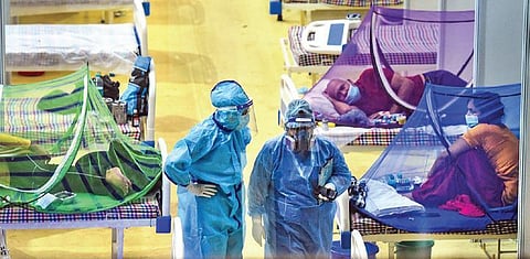 So far, genome sequencing of only 15,000 samples has been carried out in India, while experts say the number should have been at least 1 lakh, if not more | FILE