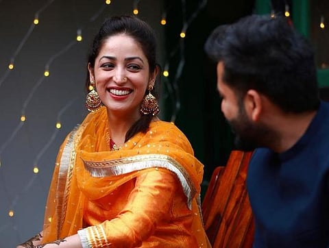 Yami tied the knot with filmmaker Aditya Dhar in an intimate ceremony on Friday. (Photo | Yami Gautam, Instagram)