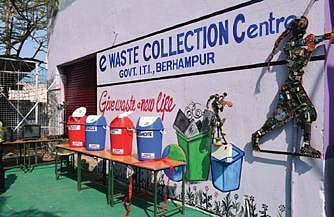 ITI eyes Guinness entry with 29-feet-high high e-waste sculpture of robot