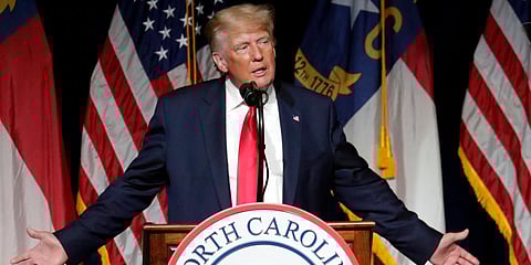 Former US president Donald Trump (Photo| AP)