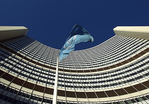 The flag of the International Atomic Energy Agency (IAEA) flies in front of its headquarters in Vienna . (Reuters File Photo)