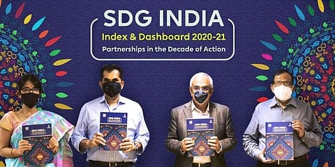 India's report card on the SDGs. 