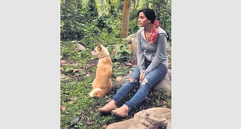 Raiza Wilson at the shooting spot of The Chase