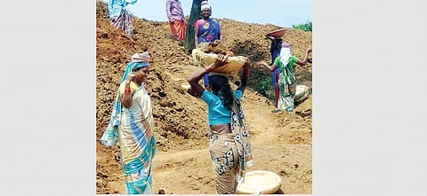 Image of MGNREGS workers used for representational purposes.