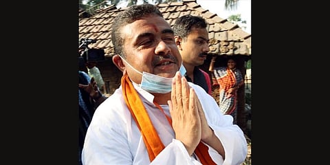Suvendu Adhikari meets top BJP brass in Delhi as Bengal unit flounders