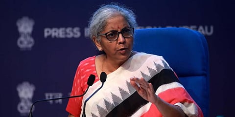 The GST Council, chaired by Union Finance Minister Nirmala Sitharaman, decided to continue with the status quo on states taxing extra-neutral alcohol. (Photo | Shekhar Yadav, EPS)
