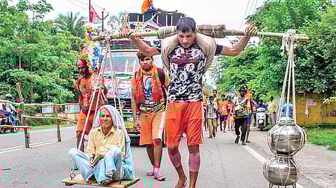 The state government had cancelled the Kanwar yatra last year.