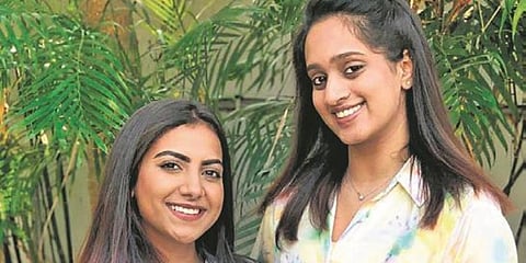 Pop Spot founders Allan Deeksha Reddy and Akshitha Harish. (Photo | Express)