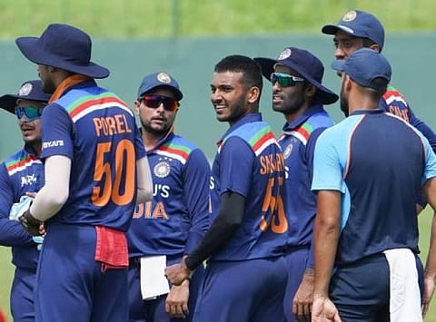 The Indian team is staying at its preferred location for the last three decades -- Taj Samudra. (Photo | Twitter)