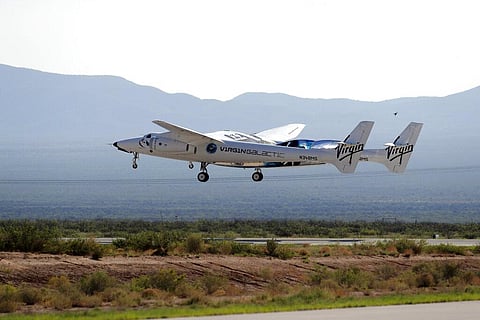 Billionaire Richard Branson reaches space in his own 'Virgin Galactic' ship