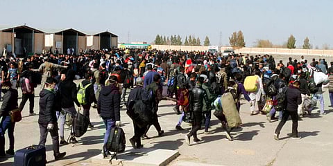 Taliban have taken control of Islam Qala crossing border in western Herat province at the neighboring Iran as people continue to flee. (Photo | AP)