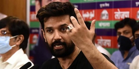 Chirag Paswan of Lok Janshakti Party (Photo | Parveen Negi, EPS)