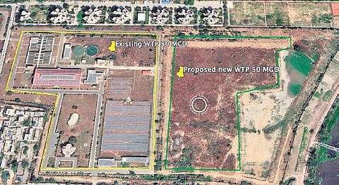 The water treatment plant is being built at a cost of Rs 280 crore