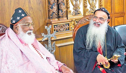 With the late Mar Thoma Valiya Metropolitan Philipose Mar Chrysostom