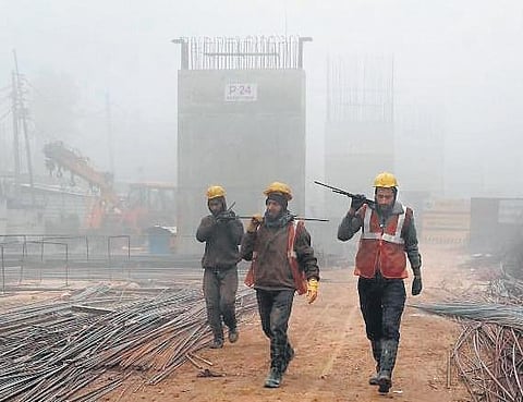 The number of registered construction workers has increased from about 1 lakh in December to over 3 lakh as of now. The target is to register all 10 lakh workers