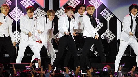 BTS performs during the KIIS-FM Jingle Ball concert on Dec. 6, 2019, in Inglewood, California. (File photo | AP)