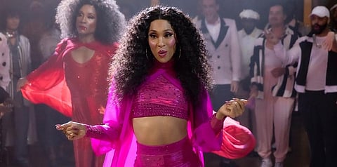 Mj Rodriguez of ' Pose,' nominated for Best Actress in a drama, breaks ground as the first trans woman to be nominated in a lead acting category. (Photo | FX via AP)