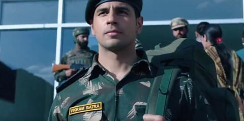 Sidharth Malhotra plays the role of Captain Vikram Batra in 'Shershaah'. (Photo | YouTube screengrab)