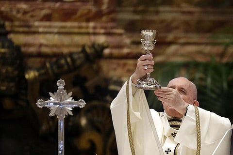 Pope Francis cracked down on the spread of the old Latin Mass on Friday (Photo | AP)