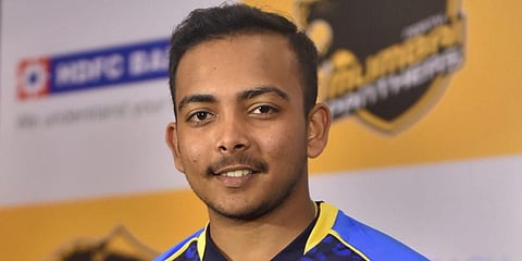 Indian batsman Prithvi Shaw (Photo | PTI)