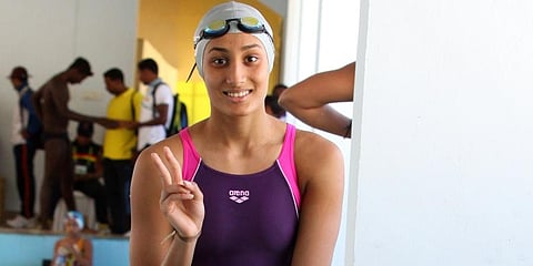 Indian swimmer Maana Patel (Photo | EPS)