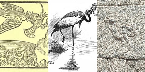 The crane in Indian literature and art