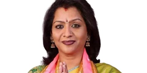 Hyderabad Mayor Gadwal Vijayalaxmi. (Photo | Vijayalaxmi Gadwal, Facebook)