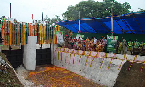 Virtual launch of the Subarnarekha Irrigation Project.